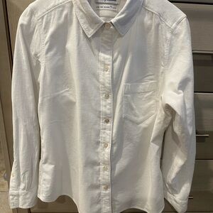 Tommy Bahama White Corduroy Button Down Shirt